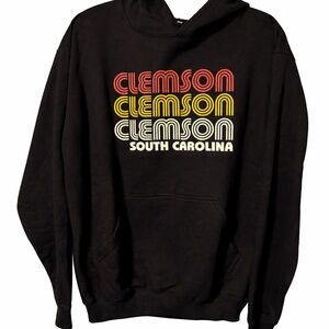 Clemson South Carolina Black Hoodie Sweatshirt NWOT